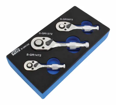 Produktbild von Satra Mini-Knarren 3Szt. 1/4"3/8"1/2"