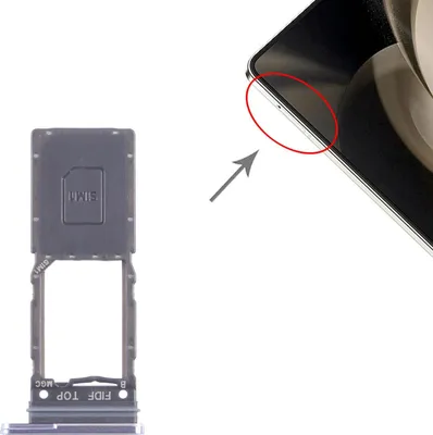 Produktbild von Für Samsung Galaxy Z Fold5 SM-F946 SIM Kartenhalter Blau Ersatzteil Reparatur