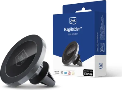 Zdjęcie produktu dla 3MK MagHolder, Telefon komórkowy/Smartfon, Samochód, Czarny