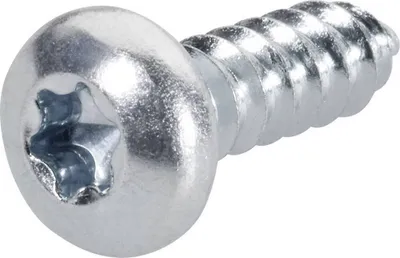 Produktbild von TOOLCRAFT 892608 Linsenblechschrauben 2.9 mm 13 mm T-Profil DIN 7981-C Stahl verzinkt 100 St.