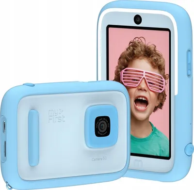 Zdjęcie produktu dla myFirst Camera 50, Aparat cyfrowy dla dzieci, 150 g, Niebieski
