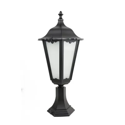 Zdjęcie produktu dla Lampa stojąca ogrodowa 65x30 cm 1xE27 czarna IP43 SU-MA Retro K 4011/1/BD