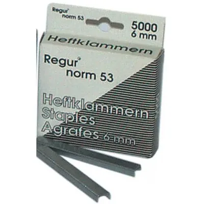 Produktbild von Regur® 53/6 Heftklammern 53/6, 5000 Stück