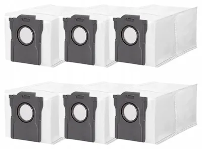 Produktbild von Staubbeutel für Dreame X30, X40 und X50 - 6 Stück - Für Absaugstationen - Mit Hygieneverschluss