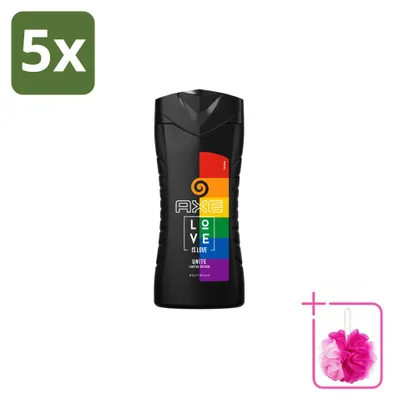 Produktbild von 5 x AXE Africa Duschgel - 700 ml - Sparpackung - 5 Stücke