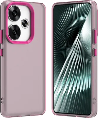 Produktbild von Handyhülle für Xiaomi Redmi Turbo 3 Schlank Durchscheinend Matt Stoßfest Schutzhülle Rot