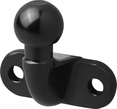 Image de Boule d'attelage noire coudée D17.2/S350