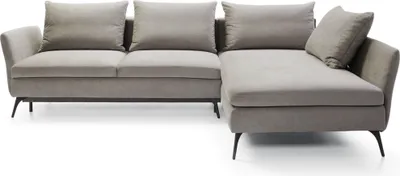 Produktbild von Ecksofa Demisbal mit Schlaffunktion, Bettkasten, Hellgrau, linksseitig