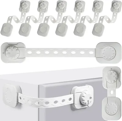 Immagine prodotto di Set di 6 pezzi di serratura di sicurezza per bambini per armadio 21913