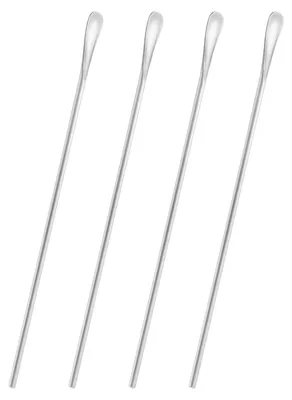 4 Edelstahl-Kaffeelöffel 25,8 cm Rührlöffel