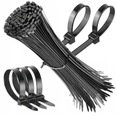 Produktbild von Kabelbinder Industriequalität Set 100 Stück UV-Beständig schwarz 8,8mm x 500mm