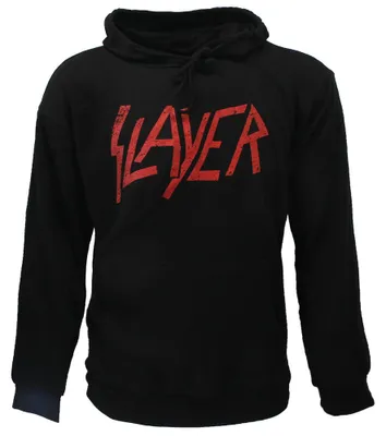 Obrázok produktu pre Mikina so kapucňou Slayer s deformovaným logom – XL