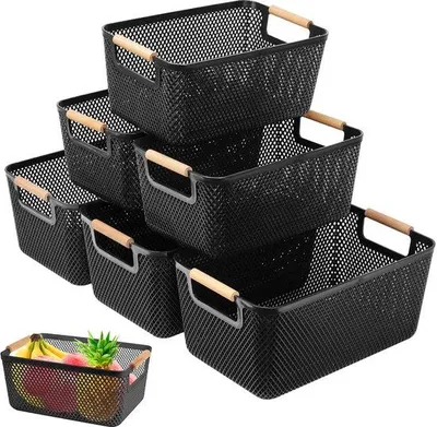 Produktbild von Aufbewahrungsboxen Set 6-teilig – 3 große und 3 mittelgroße