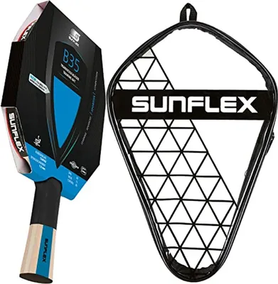 Produktbild von Sunflex B35 Tischtennisschläger + Tischtennishülle Single | Tischtennis Tabeltennis TT
