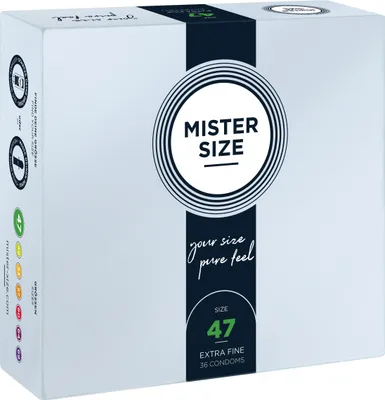 Produktbild von 36er Mister Size Kondome 47mm - Gefühlsecht & Extra Feucht