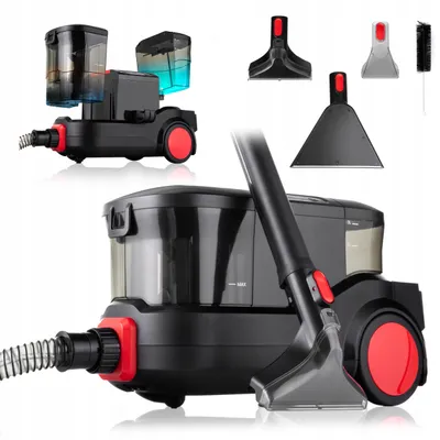 Produktbild von Lehmann-Waschstaubsauger 2000 W, 2 Behälter, 3 Düsen Für Teppiche Und Polster