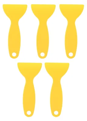 Zdjęcie produktu dla 5 sztuk szpatułek do drukarek 3D Elastyczny plastikowy skrobak do usuwania żywicy do drukarek 3D WANHAO D8 dla ANYCUBIC dla Nova Yellow