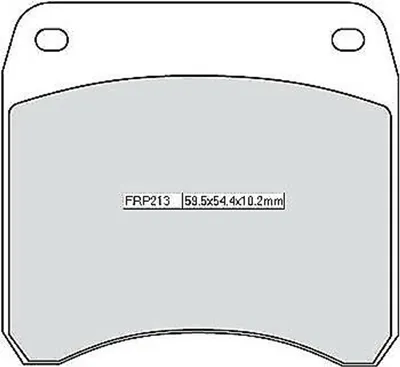 Image de FERODO Plaquette de frein FRP 213 Platinum