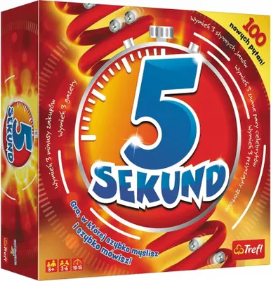 Zdjęcie produktu dla Trefl - Wyzwanie na 5 Sekund - Ekspresowy quiz dla prawdziwych rywalizatorów