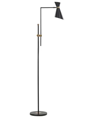 Produktbild von BELIANI Stehlampe Schwarz 155 bis 180 cm Elegant Modern Verstellbar für Wohnzimmer Schlafzimmer Flur
