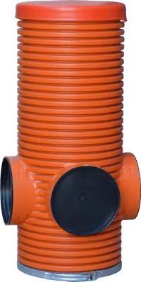 Produktbild von opti-control Schacht ohne Sandfang Drainageschacht mit 3 Anschlussstutzen DN 200