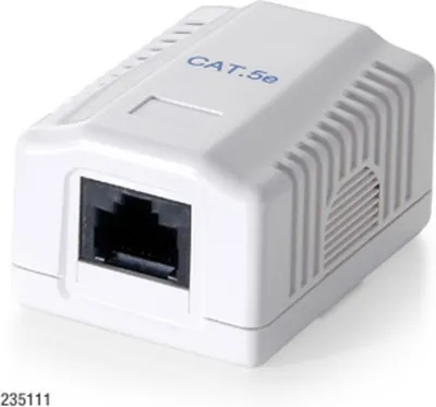 Zdjęcie produktu dla Equip 235111, RJ-45, 5e, Biały, 39 mm, 29,5 mm, 54 mm