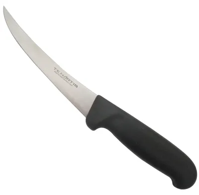 Ausbeinmesser, gebogen, 16 cm Klinge, Edelstahl, Polypropylen-Griff