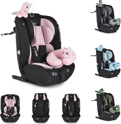Produktbild von Moni Isafe Pink 76-150 cm i-Size Autokindersitz 111001