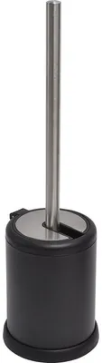Immagine prodotto di TENDENZE | Spazzola per WC - Supporto per spazzola per WC - Set spazzola - nero - in metallo - 39 x 12 cm - Porta spazzola per WC - Bagno - Pratico