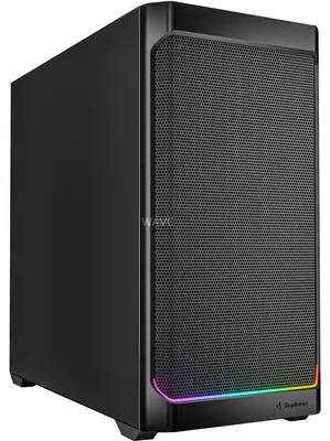 Obrázok produktu pre Sharkoon MK4 RGB Strip, Micro Tower, PC, Čierna, micro ATX, Mini-ITX, Multi, Predné