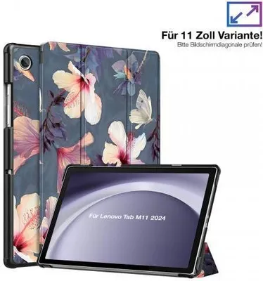 Produktbild von Schutzhülle für Lenovo Tab M11 11.0 Zoll Cover Case Schutz Tablet Farbe: Blühender Hibiskus