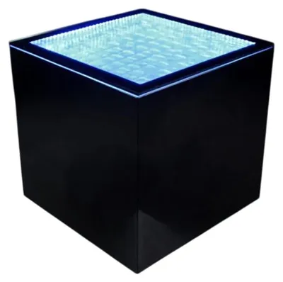 Produktbild von Led Quadrat Beistelltisch Kaffeetisch Wohnzimmer Möbel Wasser Säule Couchtisch