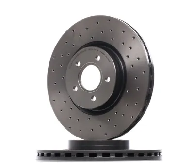 Produktbild von 2x BREMBO 09.C542.1X Bremsscheibe Vorderachse