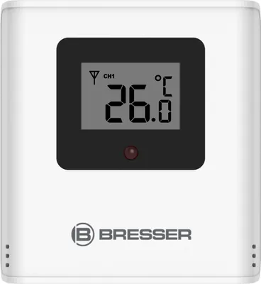 Produktbild von Bresser Thermo-Funksensor mit Display IP44 80m Reichweite Zusatzsensor für Wetterstation oder als Thermometer