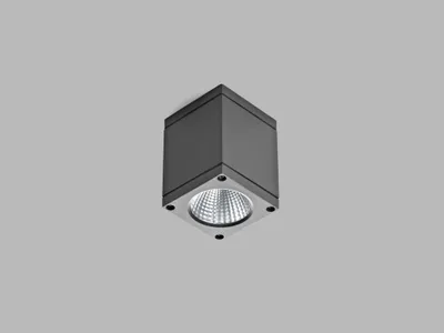 Zdjęcie produktu dla LED2 5130334D Zewnętrzna lampa sufitowa KUBO, A DALI/PUSH 6 W 3000 K, antracyt