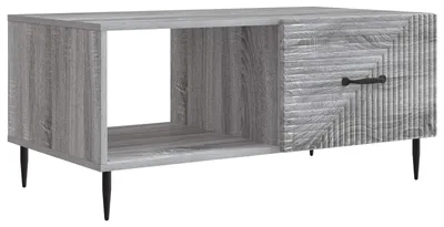Obrázek produktu pro vidaXL Konferenční stolek šedý Sonoma 90 x 50 x 40 cm materiál na bázi dřeva