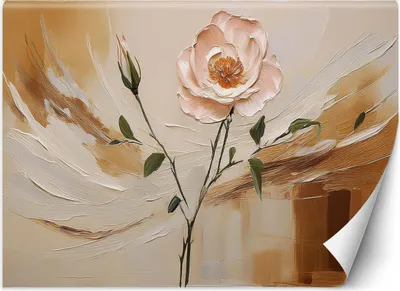 Produktbild von Vlies fototapete Blume Abstraktion Minimalistisch 250x175 cm Feeby Beige inkl. Kleber einfache Montage