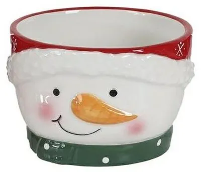 Zdjęcie produktu dla MISKA ŚWIĄTECZNA z motywem Bałwanka CERAMICZNA 200 ml