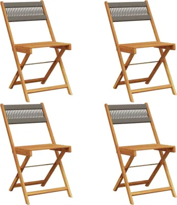 Produktbild von VidaXL 3214604, Terrasse, Gepolsterter Sitz, Akazienholz, Grau, 110 kg, 410 mm
