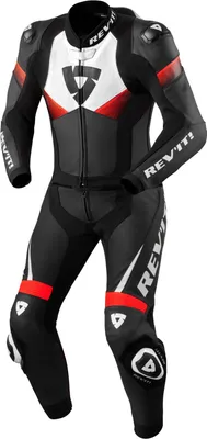 Produktbild von Revit Argon 3 Lederkombi 2tlg. Schwarz / Neonrot 52