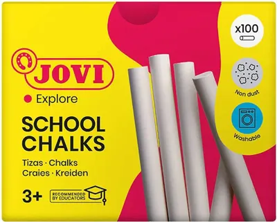 Obrázok produktu pre JOVI 1100 JOVI School Chalks Kreide weiß 100 St.