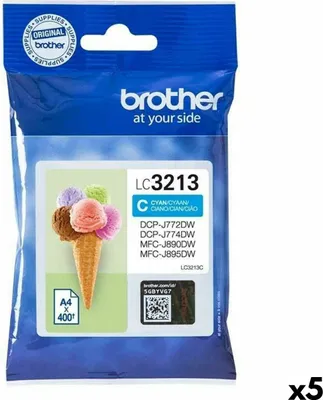 Produktbild von Original Tintenpatrone Brother Türkis (5 Stück)