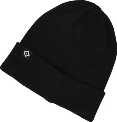 Produktbild von HSV Mütze "Birk" – Offizieller Fanartikel – Schwarze Wintermütze mit MOIN-Stick & HSV-Raute – 55% Baumwolle, 45%.Polyacryl – Uni Beanie