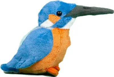 Produktbild von Kuscheltier Eisvogel blau/orange/weiß 12 cm Plüschtier