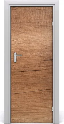 Produktbild von Tulup Türaufkleber 75x205 cm Dekorative Aufkleber Selbstklebend Wasserdichte Tapete Abnehmbar Schlafzimmer Wohnzimmer Wohnkultur - Holzuntergrund