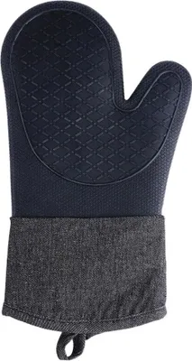 Produktbild von Silikon-Ofenhandschuh schwarz 32 cm