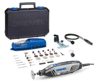 Obrázok produktu pre Sada multifunkčného nástroja Dremel 4250 s výkonom 175 W, vrátane 3 príslušenstiev a 45 doplnkov