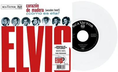 Zdjęcie produktu dla Elvis Presley - Corazón De Madera (Limited Edition) (White Coloured) (7")