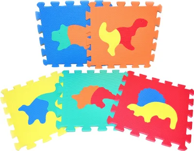 Produktbild von Weiche Puzzleblöcke DINO 32 cm