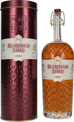 Produktbild von Poli Segretario di Stato Pure Malt Whisky 43% Vol. 0,7l in Tinbox